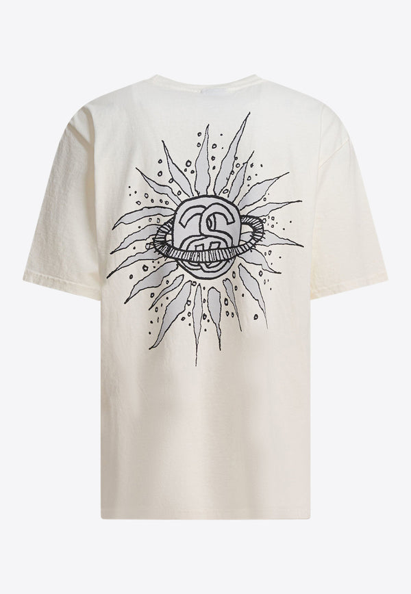 Stüssy Look Beyond Printed T-shirt Beige 19051111002 NATURAL_82352