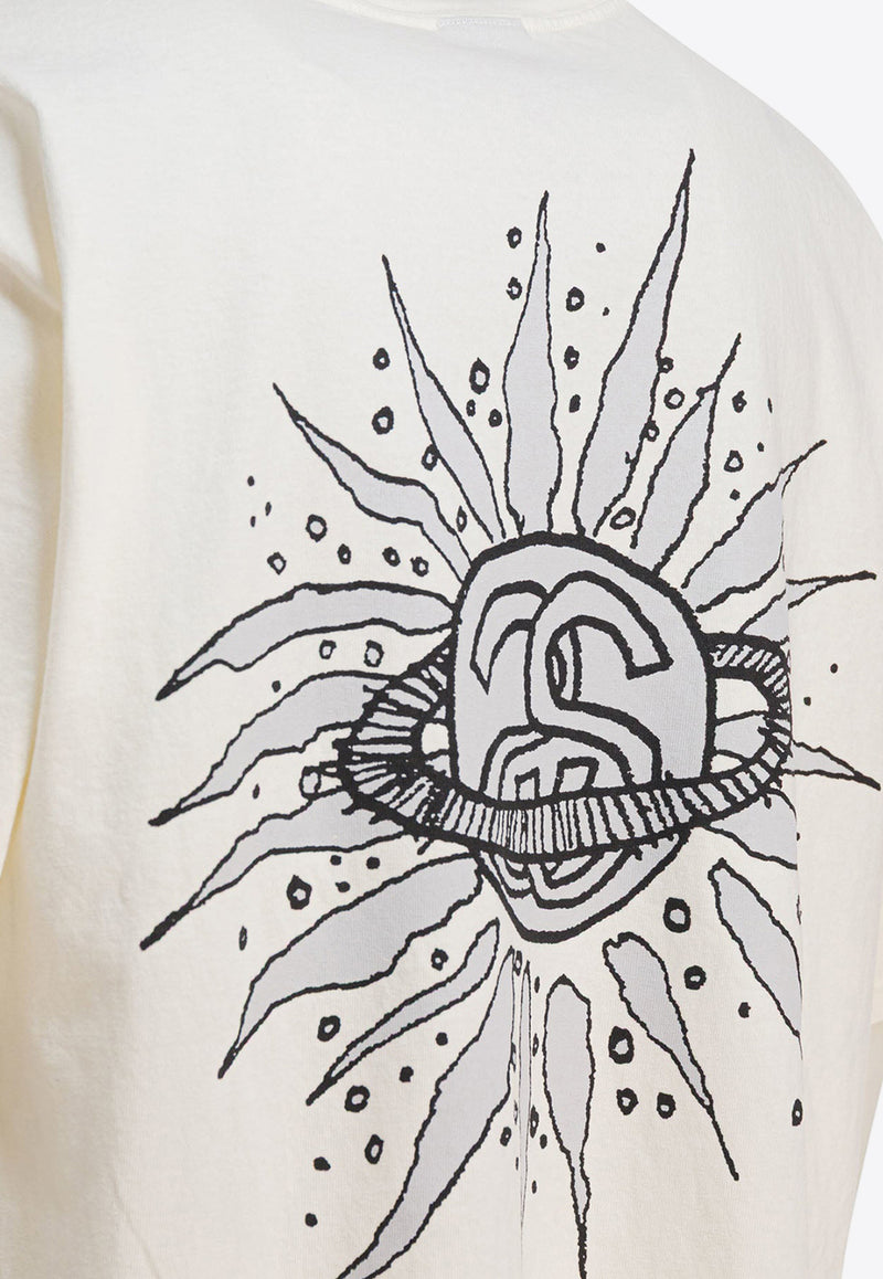 Stüssy Look Beyond Printed T-shirt Beige 19051111002 NATURAL_82352