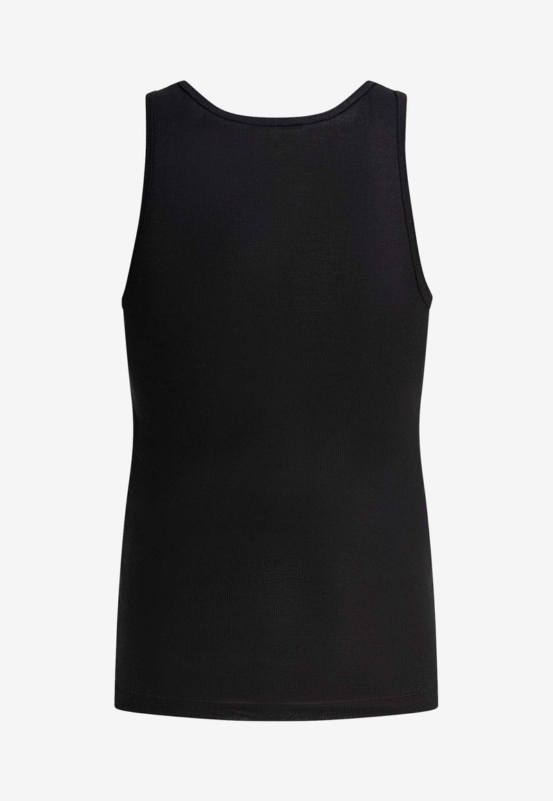 Tom Ford Sleeveless Crewneck T-shirt Black T4D101210002_81419