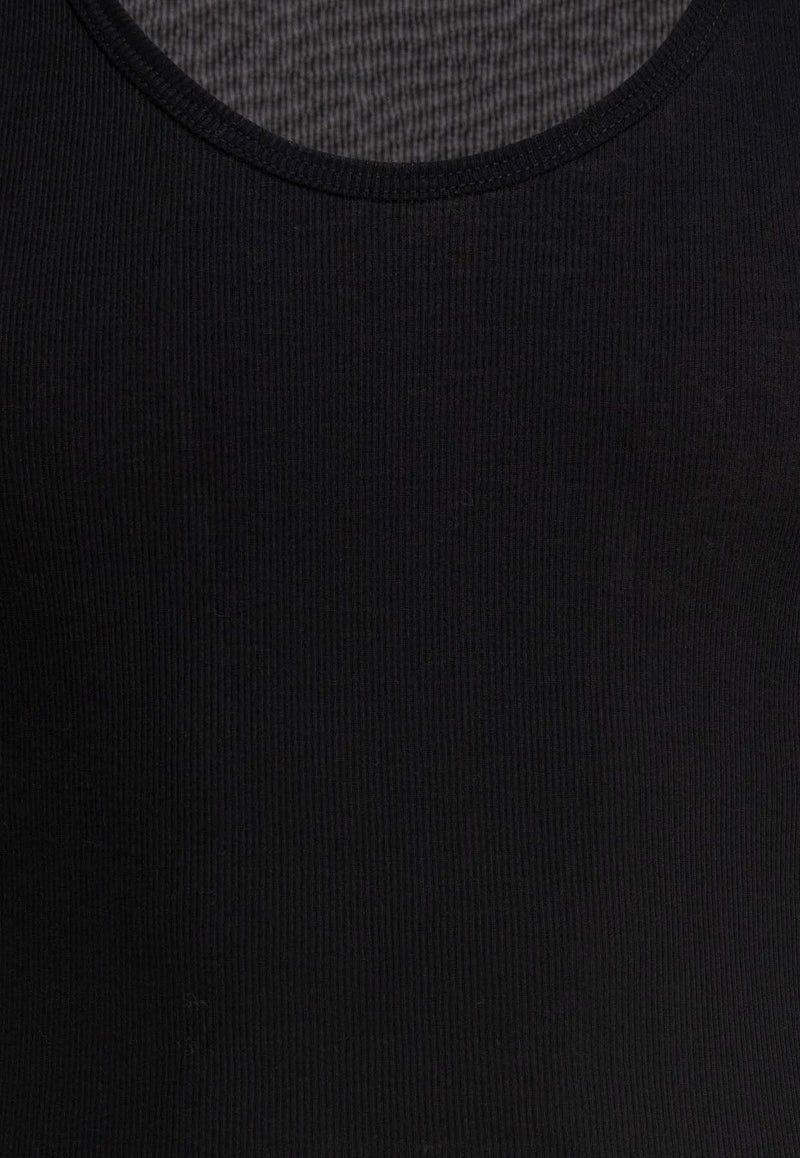 Tom Ford Sleeveless Crewneck T-shirt Black T4D101210002_81419