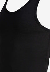 Tom Ford Sleeveless Crewneck T-shirt Black T4D101210002_81419