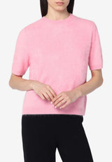 SOFT GOAT Brushed Cashmere Knit Top Pink S25SF24055WS/R_SGC-PI