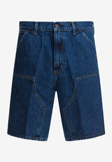 Carhartt Wip Double-Knee Denim Shorts Blue I03486701.06_4fc07de7-16a8-422b-bddb-c2cd1ed5260e