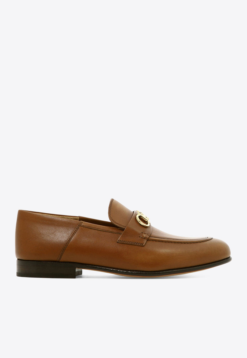 Ferragamo Ottone Leather Mule Loafers Brown 0758467_f68be77a-0759-4f16-9ab1-1dadbe9d4ff2