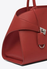 Ferragamo Large Hug Calfskin Top Handle Bag Red 0766592_6d6c5a59-af8d-4f14-a883-35bf175eb4b3