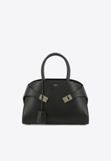 Ferragamo Medium Hug Leather Top Handle Bag Black 0766758_43cb214e-e9c6-4ebe-973b-be2b8d8f8241