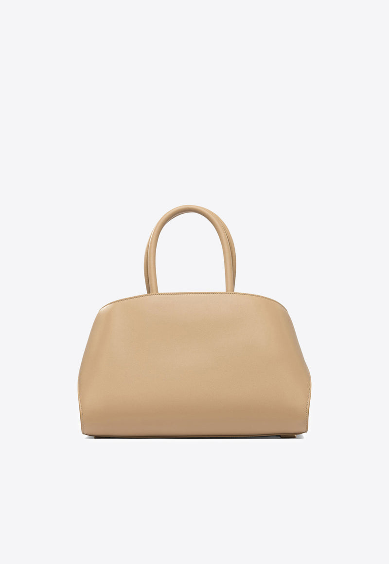 Ferragamo Medium Hug Leather Top Handle Bag Camel 0769115_b4030b3a-cfbe-4b1b-861e-41214a3f73c8