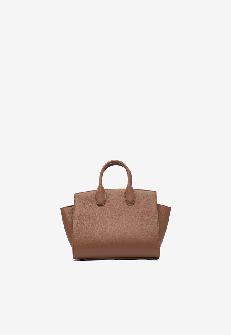 Ferragamo Medium Studio Grained Leather Tote Bag Brown 0774727_9d0bfd67-b4c3-4215-bb02-1324ce7fb4e2