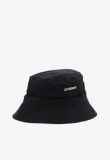 Jacquemus Gadjo Knotted Bucket Hat Black 223AC0015001990_c9c149fe-5b1f-41a4-b0c6-50ce028fd038
