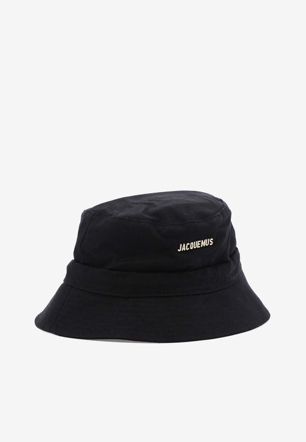 Jacquemus Gadjo Knotted Bucket Hat Black 223AC0015001990_c9c149fe-5b1f-41a4-b0c6-50ce028fd038