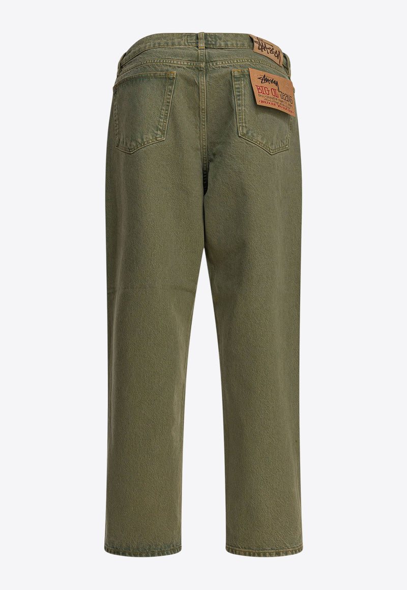 Stüssy Big Ol' Straight-Leg Jeans Green 1165991368 FADED ARMY_f3d4b551-c097-4bc7-8656-48da71924277