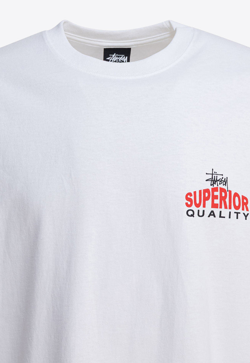 Stüssy Superior Quality T-shirt White 19051061201 WHITE_4a3c215a-3d4a-4d72-b27f-a41ddad3a3d8