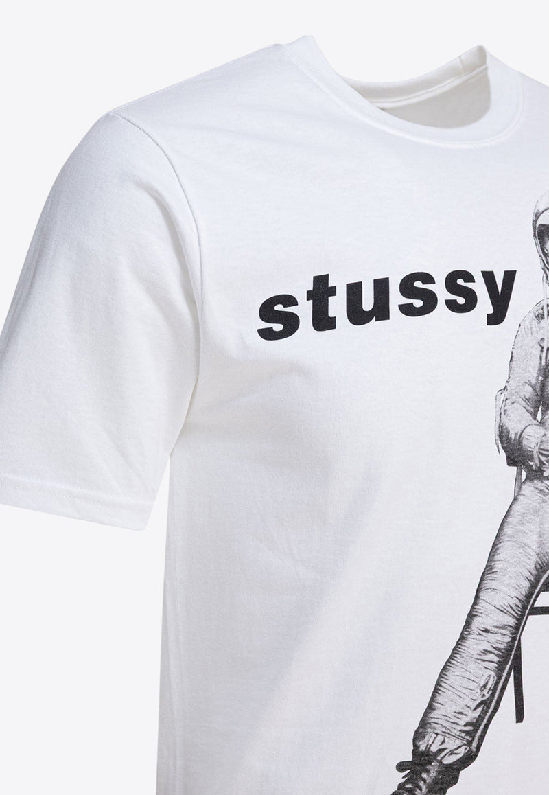 Stüssy Graphic Print Logo T-shirt White 19051071201 WHITE_2408f84a-3f34-429d-96a0-306ab9d33ead