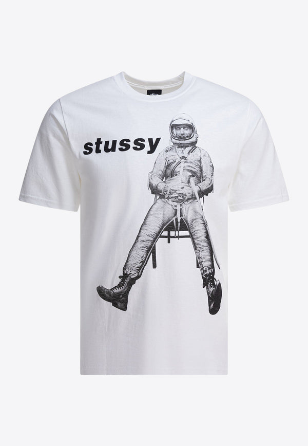 Stüssy Graphic Print Logo T-shirt White 19051071201 WHITE_2408f84a-3f34-429d-96a0-306ab9d33ead