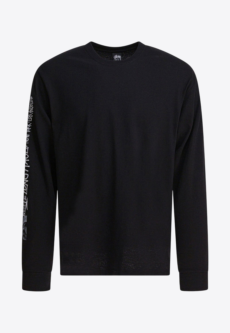 Stüssy Long Haul Long-Sleeved T-shirt Black 19951140001 BLACK_bb4a64d6-72fb-4f96-8508-6fee8ee8d6d9