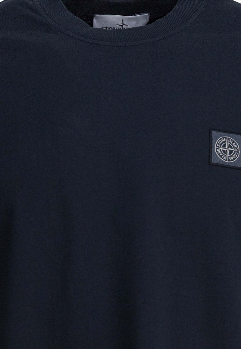 Stone Island Compass Patch Crewneck T-shirt Blue 2100034S0115V0020_8fb1aae0-c0c5-4c0b-8fb5-27e978b74f82