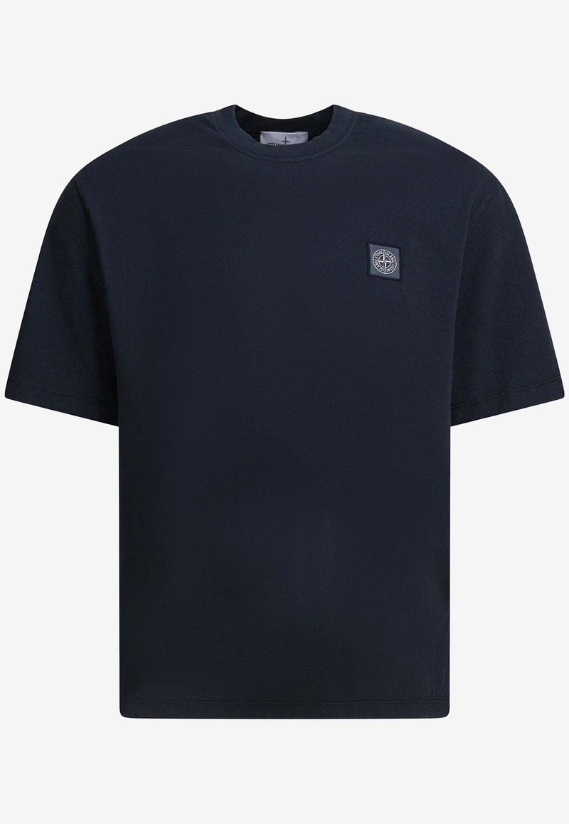 Stone Island Compass Patch Crewneck T-shirt Blue 2100034S0115V0020_8fb1aae0-c0c5-4c0b-8fb5-27e978b74f82
