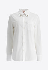 Valentino Long-Sleeved Shirt with Jeweled-Buttons White 6B3AB7805A6001_db9a3eaa-54a9-492c-bf88-5303fd23cc5c