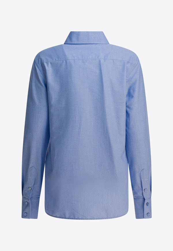 Logo Embroidered Buttoned Shirt