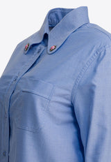 Logo Embroidered Buttoned Shirt