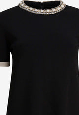 Valentino Embellished Choker Mini Dress  Black 6B3KD13L96B0NA_06e45c4e-7528-476a-92ff-87aac88024e4