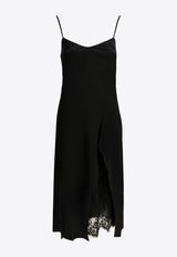 Acne Studios V-neck Satin Slip Dress Black A20926900_ae097719-067a-455b-a79c-475e9374bdc2