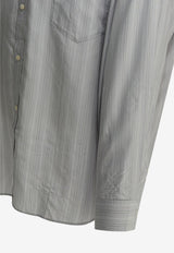Acne Studios Striped Casual Shirt Gray BB0698AM4_16556032-ad92-4821-ab0f-43530d995c74