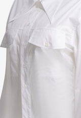 AMI PARIS Long-Sleeved Shirt White FSH807.CO0063100_67625684-8f77-4fad-94e7-2d0eeeb91f75