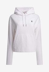 AMI PARIS Ami De Coeur Hooded Sweatshirt White FSW767.730100_aaeddcad-391b-4b66-bec4-ef1ebeda66c9