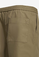 AMI PARIS Ami De Coeur Casual Shorts Beige HSO835.CO0132A036_16381b69-a4a9-409f-a0eb-e504315c617f