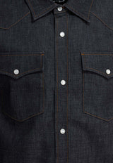 A.P.C. Western Denim Shirt  COHOJ-H12632IAI_bf9652c4-29c4-4bff-a118-ac88924ade03