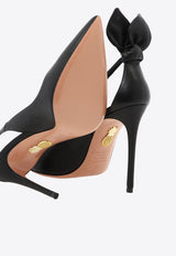 Aquazzura Bow Tie 105 Nappa Leather Pumps Black DENHIGP0NAP000_12150df9-ed2c-496b-8c02-c84dec09f311