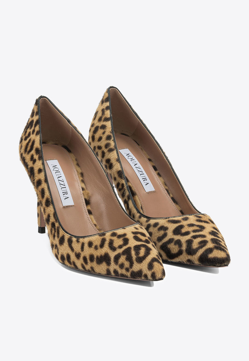 Aquazzura Purist 85 Leopard Print Pumps Beige PURMIDP1LYNNAT_7b751e56-202e-47e7-8831-097409ecf387