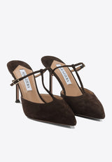 Aquazzura Sorbonne 85 Suede Mules  Brown SBEMIDM0SUEESP_c0d3759a-8525-4cbe-99e0-0a10ee5a3bf8