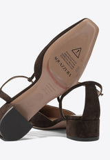 Aquazzura Sorbonne 35 Suede Pumps  Brown SBEMIDP0SUEESP_1484bb58-891c-4007-a60a-1ba8617c65c4