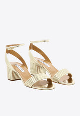 Aquazzura Sundance 50 Laminated Leather Sandals Gold SUDMIDS1LAMFD5_f47a6bc7-fb11-4776-a4c3-55ce165c87f8