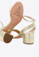 Aquazzura Sundance 50 Laminated Leather Sandals Gold SUDMIDS1LAMFD5_f47a6bc7-fb11-4776-a4c3-55ce165c87f8