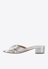 Aquazzura Sundance Laminated Leather Sandals Silver SUDMIDS3LAMCCC_e10ee7d4-feee-4190-8af2-17104c4744f7