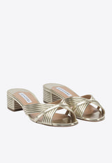 Aquazzura Sundance Laminated Leather Sandals Gold SUDMIDS3LAMFD5_562dba0b-0070-402c-9005-cc64c730b870