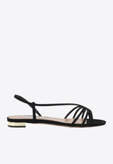 Aquazzura Talk To Me Low Flat Sandals  Black TTMFLAS0SUE000_459b82f3-dea8-4d90-8af9-05805840af42