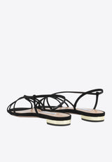 Aquazzura Talk To Me Low Flat Sandals  Black TTMFLAS0SUE000_459b82f3-dea8-4d90-8af9-05805840af42