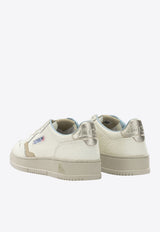 Autry Medalist Grained Leather Low-Top Sneakers White AULWNE15_570c6e23-edfe-4f92-b275-239de4775e3e