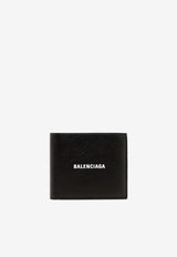 Balenciaga Printed Logo Leather Wallet Black 5945491IZI31090_07e6c7a3-63c6-4970-9cae-d6caca7492af