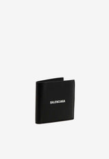 Balenciaga Printed Logo Leather Wallet Black 5945491IZI31090_07e6c7a3-63c6-4970-9cae-d6caca7492af
