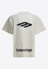 Balenciaga 3B Sports Icon Oversized T-shirt White 850345TTVK59054_a760553a-ea0a-4dfa-8cc9-24618c34a15c