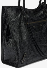 Balenciaga Medium Le City Tote Bag Black 8518182ABEK1000_e090d5d4-bcc4-428f-91ca-5a9a79bda01c