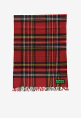 Barbour X Ganni Wool Scarf with Logo-Label LSC0455LSCRE51_a0a5e3ea-2b9b-40e4-8fd5-d039125f815b
