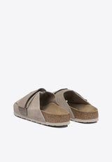 Birkenstock Kyoto Suede Slides Taupe 1015573TAUPE_8aa7f067-fa80-48d9-be3a-f4f428de2e79