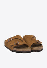 Birkenstock Zurich Suede Slides  Brown 1023891MINK_85f41611-3836-439a-92e0-342e0a83d99b