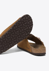 Birkenstock Zurich Suede Slides  Brown 1023891MINK_85f41611-3836-439a-92e0-342e0a83d99b